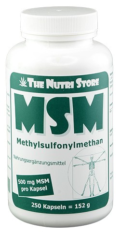 Hirundo Products MSM 500 mg Kapseln 250 Stk.