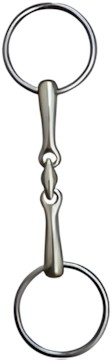 HKM Doppelt gebr. Gebiss 16 mm Argentan Edelstahl