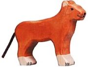 Holztiger Löwin