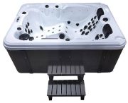 Home Deluxe Outdoor Whirlpool BEACH - Mit Treppe und Thermoabdeckung