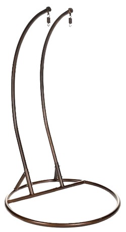 Home Deluxe Polyrattan Hängesessel TWIN Gestell