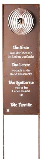 Home Deluxe Rost Gartenschild FAMILY Home Deluxe Rost Gartenschild FAMILY