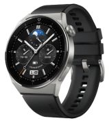 Huawei Watch GT 3 Pro 46 mm Titangrau + schwarzes Armband