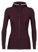 Icebreaker Descender Long Sleeve Zip Hood Damen