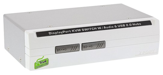 Inline KVM Desktop Switch 2 Port DisplayPort 1.2 4K USB 2.0 Audio (63632I) Inline KVM Desktop Switch 2 Port DisplayPort 1.2 4K USB 2.0 Audio (63632I)