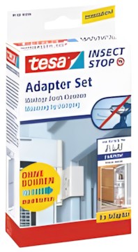 Tesa Insect Stop Fliegengitter Alu Comfort Adapter-Set Tesa Insect Stop Fliegengitter Alu Comfort Adapter-Set