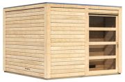 Karibu Saunahaus Cuben mit Vorraum Karibu Saunahaus Cuben mit Vorraum