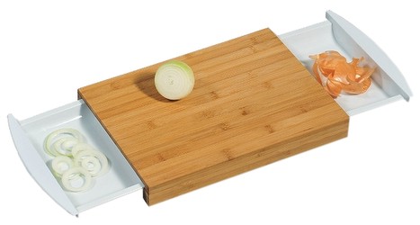 Kesper Schneidebrett mit Auffangschalen (58351)