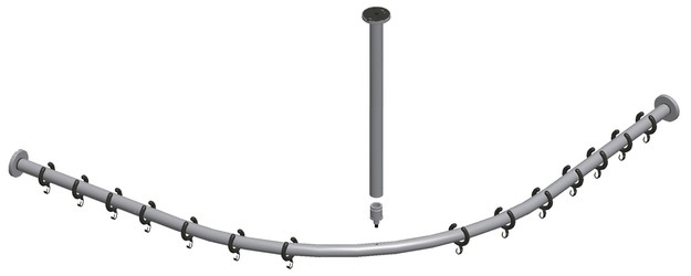 Keuco Plan Brausevorhangstangen-Set (14938170900)