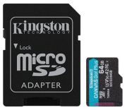 Kingston Canvas Go! Plus microSDXC 64GB (SDCG3/64GB) Kingston Canvas Go! Plus microSDXC 64GB (SDCG3/64GB)