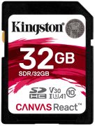 Kingston Canvas React SDHC 32GB (SDR/32GB) Kingston Canvas React SDHC 32GB (SDR/32GB)