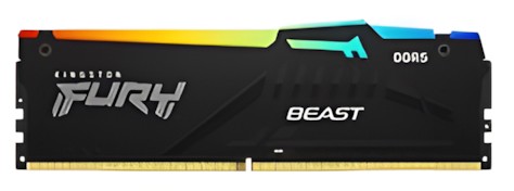 Kingston Fury Beast RGB DDR5-5600 64GB Kit (KF556C40BBAK4-64) Kingston Fury Beast RGB DDR5-5600 64GB Kit (KF556C40BBAK4-64)