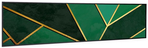 Klarstein Wonderwall Air Art Smart Grüne Linie 120 x 30 cm