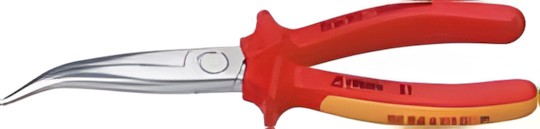 Knipex Flachrundzange mit Schneide 25 26 160