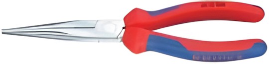 Knipex Flachrundzange mit Schneide 26 17 200
