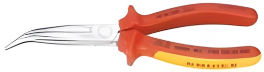 Knipex Flachrundzange mit Schneide 26 26 200