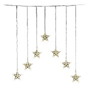 Konstsmide LED Lichtervorhang 7 Sterne (1243-103)