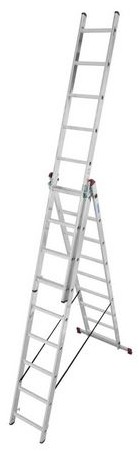 Krause Corda Vielzweckleiter 3 x 9 Sprossen Krause Corda Vielzweckleiter 3 x 9 Sprossen