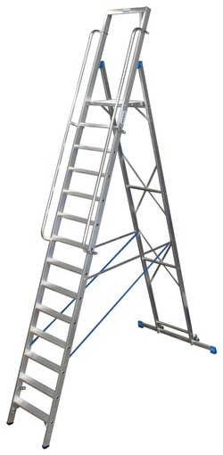 Krause Stabilo 1 x 14 Stufen Stehleiter (127846)