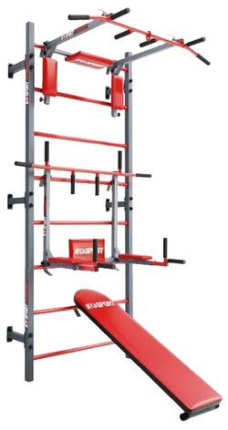 K-Sport Trainingsset Sprossenwand mit Dip Station + Klimmzugstange + Bank K-Sport Trainingsset Sprossenwand mit Dip Station + Klimmzugstange + Bank