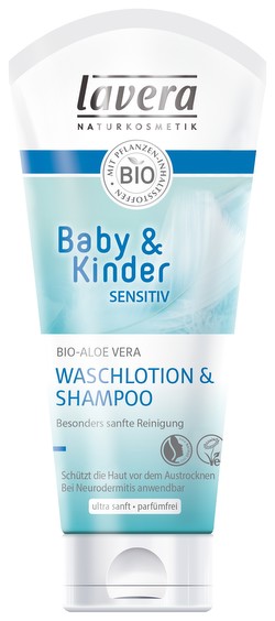 Lavera Baby & Kinder sensitiv Waschlotion & Shampoo 200 ml