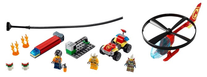 LEGO City Einsatz mit dem Feuerwehrhubschrauber (60248)