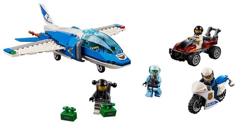 LEGO City Polizei Flucht mit dem Fallschirm (60208)