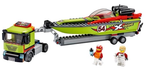 LEGO City Rennboot-Transporter (60254)