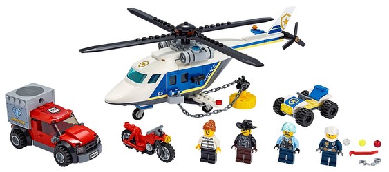 LEGO City Verfolgungsjagd mit dem Polizeihubschrauber (60243)