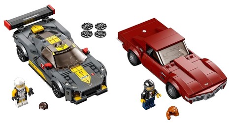 LEGO Speed Champion Chevrolet Corvette C8.R &1968 Chevrolet Corvette (76903)