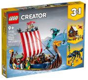 LEGO Creator 3-in-1 Wikingerschiff mit Midgardschlange (31132)