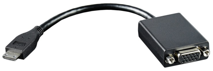 Lenovo ThinkPad Mini-HDMI-auf-VGA-Adapter (4X90F33442) Lenovo ThinkPad Mini-HDMI-auf-VGA-Adapter (4X90F33442)
