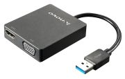 Lenovo USB 3.0-auf-VGA/HDMI-Universaladapter (4X90H20061)