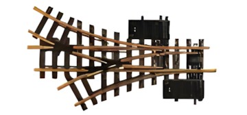 LGB Elektrische Dreiwegweiche R1 30° 12360