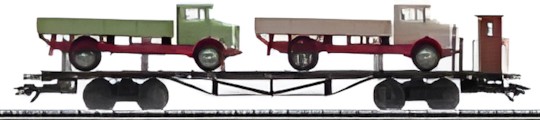 Märklin Fahrzeugtransporter mit LKW (SSw 07) 46285