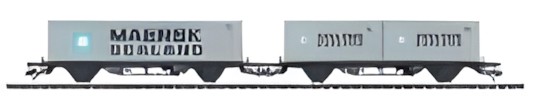Märklin Set 2 Container-Tragwagen (Lgjns DSB) 47687