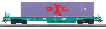 Märklin Taschenwagen mit Container 47448 Märklin Taschenwagen mit Container 47448