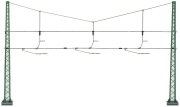 Märklin Quertragwerk für 3 Gleise 74131