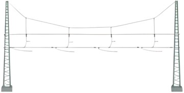 Märklin Quertragwerk für 4 Gleise 74132