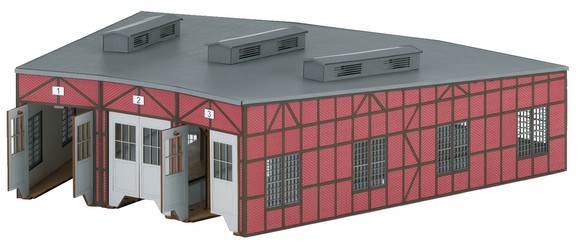 Märklin Bausatz Lokomotivschuppen (72886) Märklin Bausatz Lokomotivschuppen (72886)