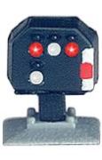 Märklin Licht-Gleissperrsignal tief 89394