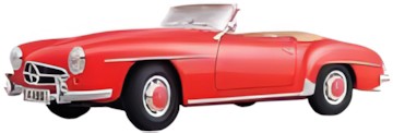 Maisto Mercedes 190SL Cabrio 55 1:18