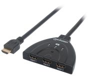 Manhattan 207874 4K 3-Port HDMI Switch