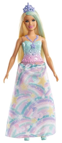 Mattel Barbie Dreamtopia Prinzessin mit Regenbogenrock (FXT14)