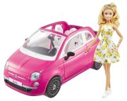 Mattel Barbie Fiat 500 mit Puppe (GXR57) Mattel Barbie Fiat 500 mit Puppe (GXR57)