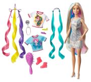 Mattel Barbie Fantasy Hair Mermaid & Unicorn Looks (GHN04)