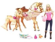 Mattel Barbie mit laufender Tawny und Baby Mattel Barbie mit laufender Tawny und Baby