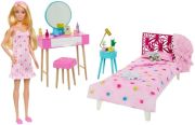 Mattel Barbie Schlafzimmer Spielset (HPT55)