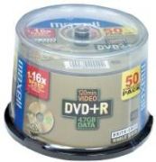 Maxell DVD+R 16x 4,7GB 50er Spindel (275640)