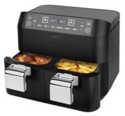 Maxxmee Heißluft-Fritteuse Doppelkorb (02767)